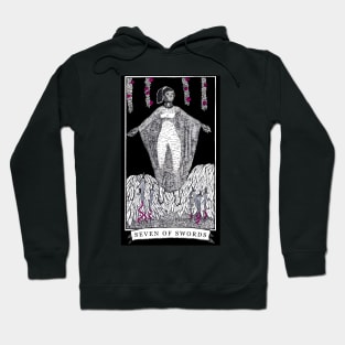 The Seven of Swords - The Tarot Restless Hoodie